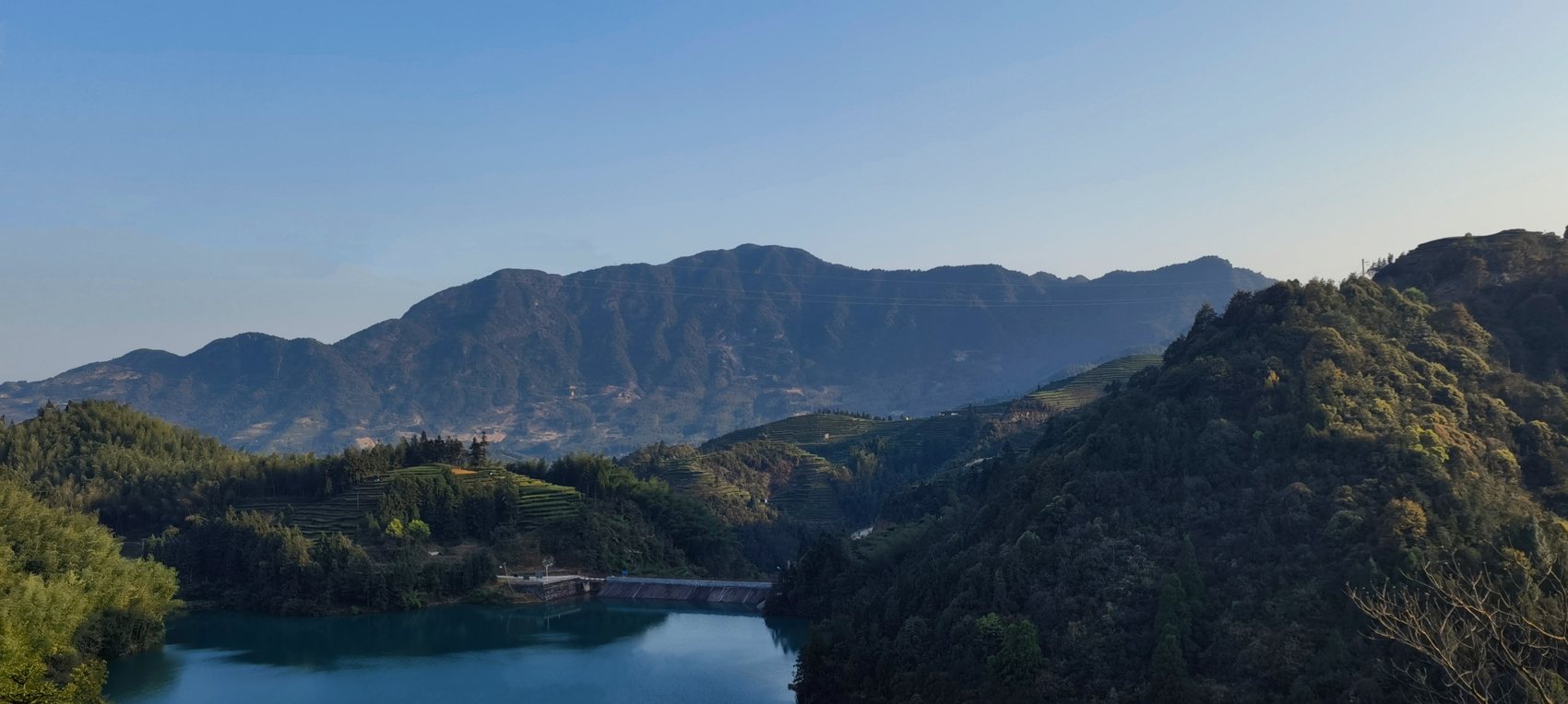 A mountain lake above Fuding