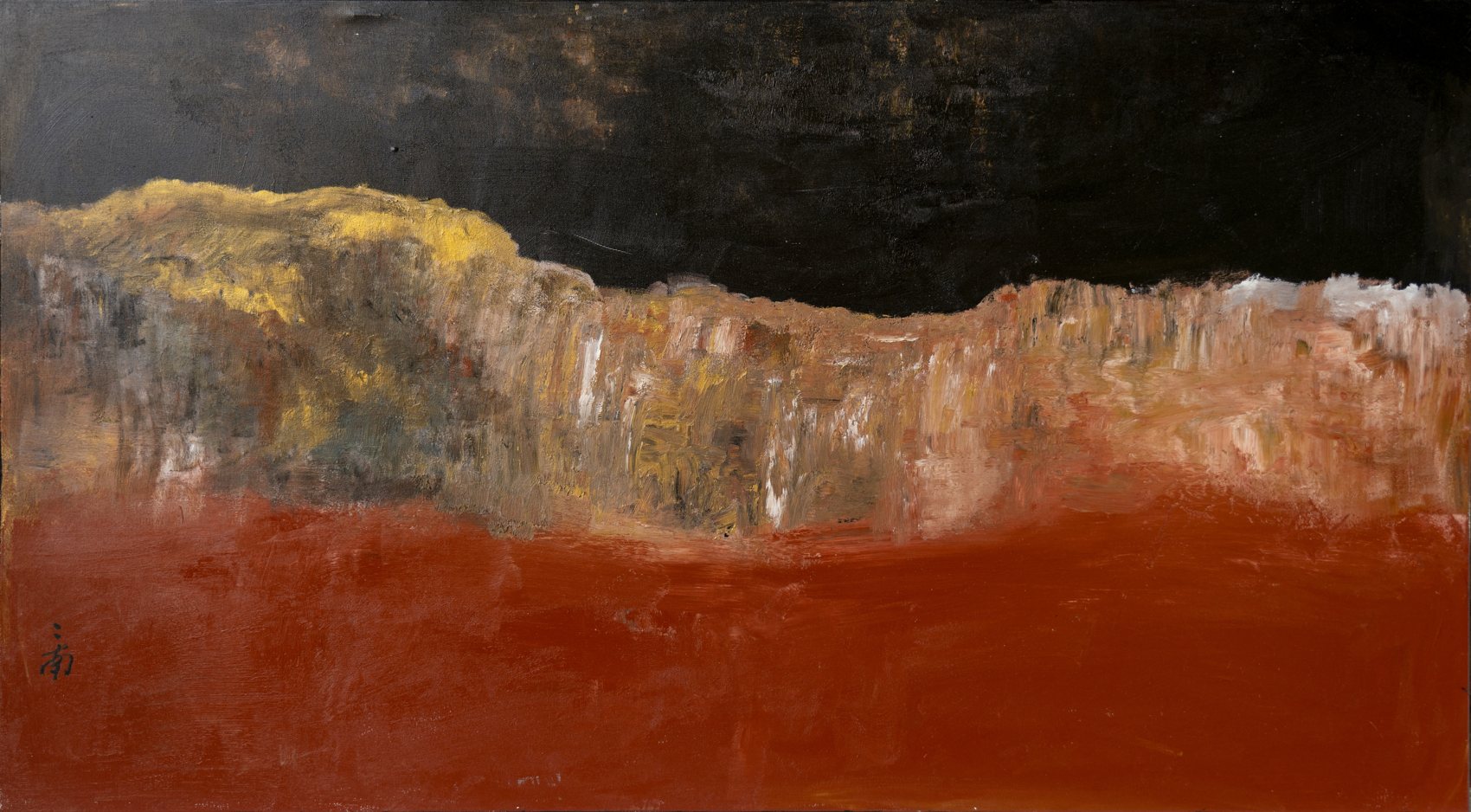 Gray Mists Through the Ages — oil painting by Ernan
