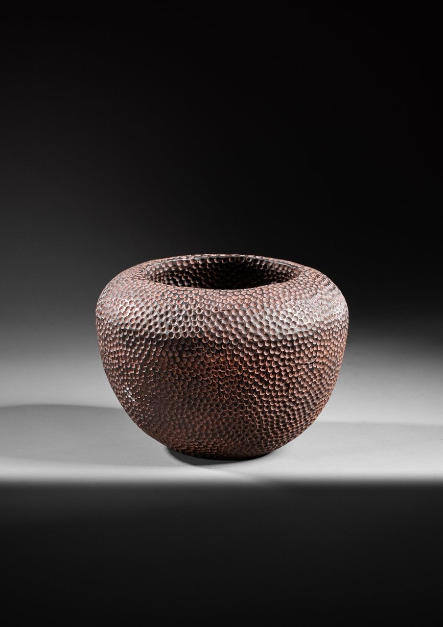 Brown-glazed bowl
